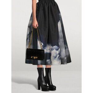 NIB $1610 Alexander McQueen Leather Platform Boots Black Size 10